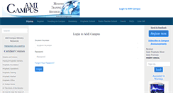 Desktop Screenshot of ami-campus.com