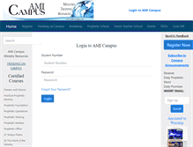 Tablet Screenshot of ami-campus.com